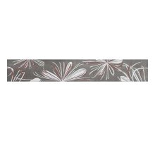 Azori Бордюр Sonnet Grey Flower 50,5х6,2
