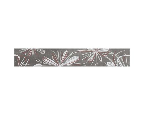 Azori Бордюр Sonnet Grey Flower 50,5х6,2