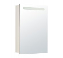 VICTORIA NORD зеркальный шкаф с LED-подсветкой 600 мм, левый, белый глянец