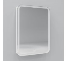 Зеркало шкаф LAPARET Accord 60х80 влагостойкое, подсветка, димер и антизапотевание (подогрев)+розетк
