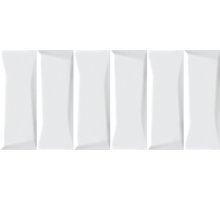 Cersanit Evolution облицовочная плитка рельеф кирпичи белый (EVG053) 20x44