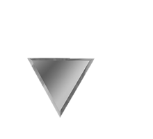 ДСТ Зеркальная серебряная плитка ПОЛУРОМБ внутренний РЗС1-01(вн) 20х17