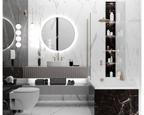 Laparet Calacatta Milan Керамогранит 60х60 Полированный Laparet Calacatta Milan Керамогранит 60х60 Полированный
