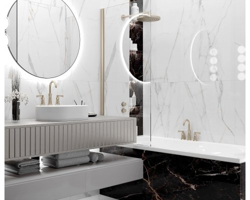 Laparet Calacatta Milan Керамогранит 60х60 Полированный Laparet Calacatta Milan Керамогранит 60х60 Полированный