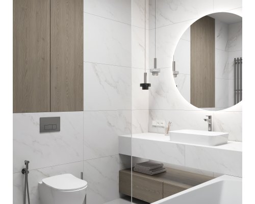Laparet Calacatta Michael Керамогранит белый 60х60 матовый