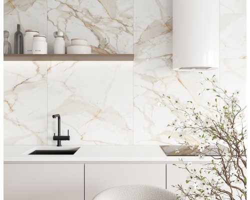 Ceradim Calacatta Superior Керамогранит белый 60х120 Полированный Ceradim Calacatta Superior Керамогранит белый 60х120 Полированный