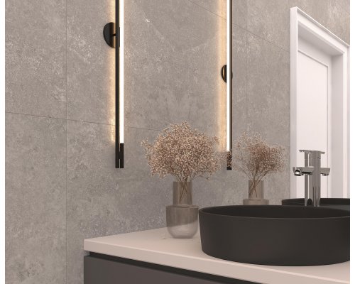 Laparet Capri Gris Керамогранит серый 60х60 Сатинированный Карвинг