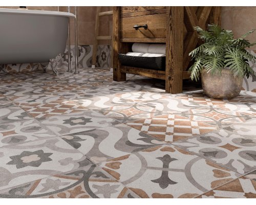 Cersanit Carpet Ступень рельеф, темно-коричневый (C-CP4A516D) 29,8х29,8
