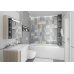 Laparet Cement Плитка настенная белый 25х75