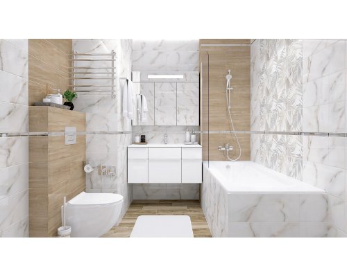 Laparet Oliver Плитка настенная коричневый 20х50 Laparet Oliver Плитка настенная коричневый 20х50