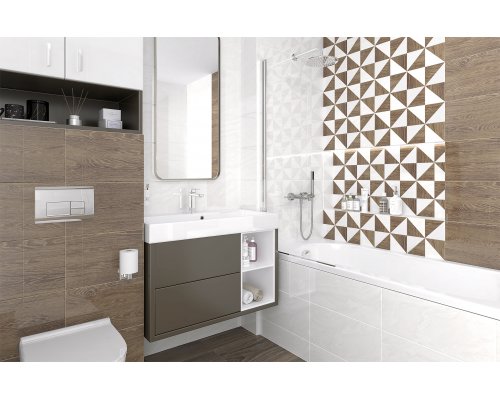 Laparet Anais Плитка настенная серый 34095 25х50