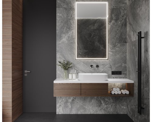 Laparet Materica Grey Керамогранит серый 80х160 матовый карвинг Laparet Materica Grey Керамогранит серый 80х160 матовый карвинг