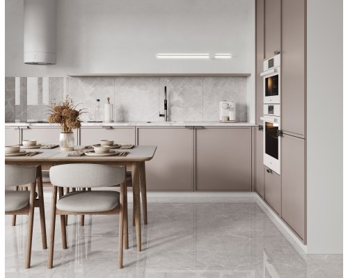 Ceradim Mramor Chic Silver Керамогранит серый 60х120 Полированный