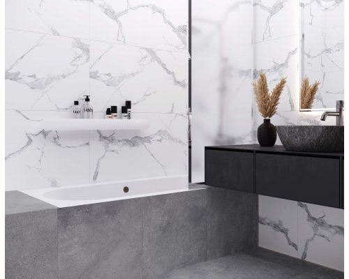 Laparet Statuario Crown Керамогранит белый 60x60 полированный