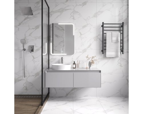 Ceradim Statuario Perfect Silver Керамогранит белый 60х120 Полированный