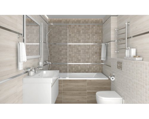 Laparet Timber Мозаика бежевый 30х30