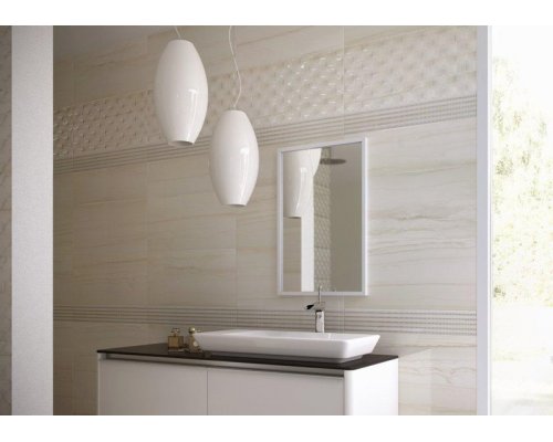 Vitra Brooklyn Бордюр Светло-бежевый K082001 10х60