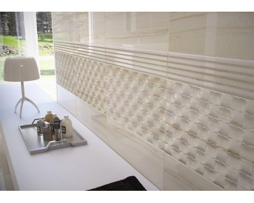 Vitra Brooklyn Бордюр Светло-бежевый K082001 10х60