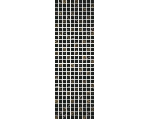 Kerama Marazzi Астория Декор черный мозаичный MM12111 25х75
