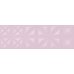 Cersanit Lila Плитка настенная рельеф розовый (LLU072D) 25x75