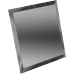 ДСТ Квадратная зеркальная графитовая плитка с фацетом 10мм КЗГ1-02 - 200х200 мм/10шт