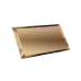 ДСТ Прямоугольная зеркальная бронзовая плитка с фацетом 10мм ПЗБ1-02 - 480х120 мм/10шт