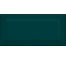 Kerama Marazzi Клемансо Плитка настенная зелёный тёмный грань 16059 7,4х15