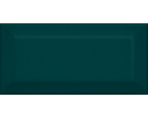 Kerama Marazzi Клемансо Плитка настенная зелёный тёмный грань 16059 7,4х15