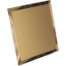 ДСТ Квадратная зеркальная бронзовая плитка с фацетом 10мм КЗБ1-04 - 300х300 мм/10шт