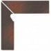 Opoczno Shadow brown cokol schodowy 3-d LEWY 30x8 10шт