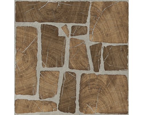 Cersanit Woodland Керамогранит коричневый (16217) 42х42