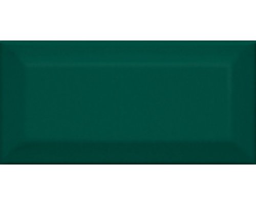 Kerama Marazzi Клемансо Плитка настенная зелёный грань 16058 7,4х15