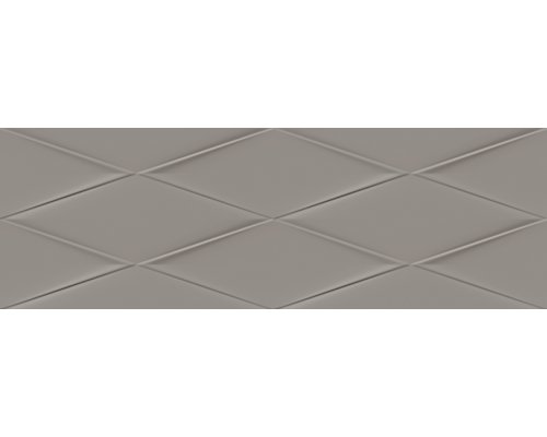 Cersanit Vegas Плитка настенная рельеф серый (VGU092) 25x75