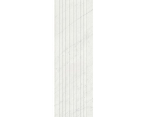 Kerama Marazzi Борсари Плитка настенная белый структура обрезной 12102R 25х75