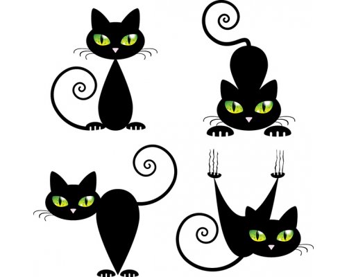Артвалентто Black cat 2 Декор 10х10