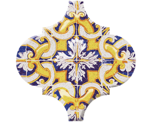 Kerama Marazzi Арабески Майолика Декор орнамент OP/A159/65000 6,5х6,5