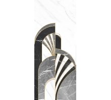 Gracia Ceramica Noir Декор белый 01 25х60