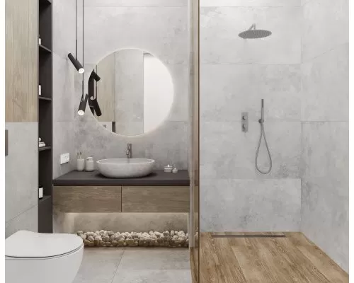 Laparet Illusion Grey Керамогранит серый 60х120 матовый+гл.чернила STR Laparet Illusion Grey Керамогранит серый 60х120 матовый+гл.чернила STR