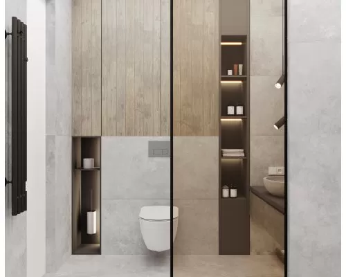 Laparet Illusion Grey Керамогранит серый 60х120 матовый+гл.чернила STR Laparet Illusion Grey Керамогранит серый 60х120 матовый+гл.чернила STR