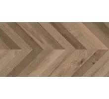 Laparet Wood Lux Walnut Chevron M Керамогранит коричневый 60х120 матовый карвинг