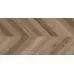 Laparet Wood Lux Walnut Chevron M Керамогранит коричневый 60х120 матовый карвинг